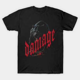 damage wolf T-Shirt